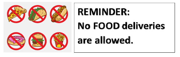 No Food Deliveries